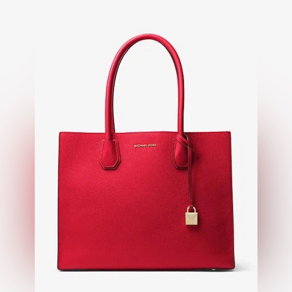 Michael Kors Handbags - ❤️ NWT | MICHAEL KORS | Large Convertible Tote, Eye Stopping Red